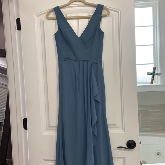 dusty blue bridesmaid dresses david's bridal Dusty Blue Bridesmaid Dresses Under $120 Plus Size
